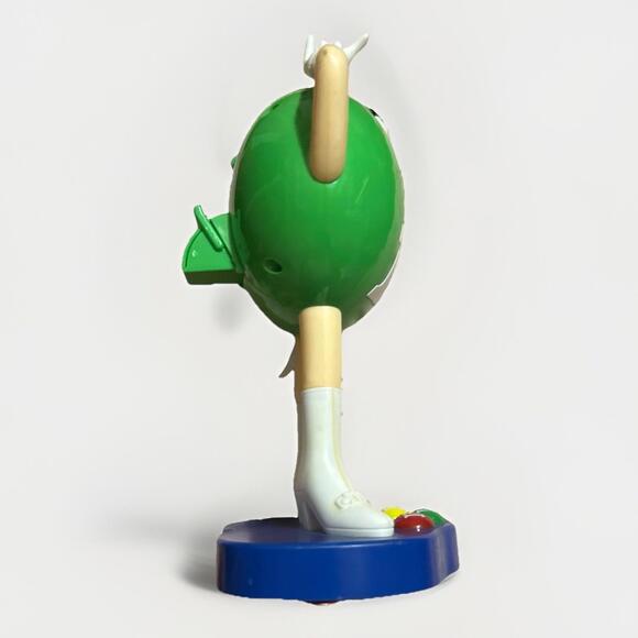 2012 Green M & M Dispenser  White Gogo Boots 10" Tall Collectible M&M - Picture 9 of 9